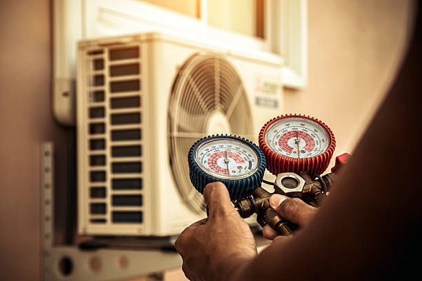 Professional Hvac Installation technician working in Pelham, GA